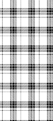 Blackout roller blind for window Gray tartan