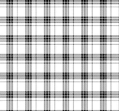 Blackout roller blind for window Gray tartan