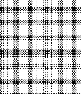 Blackout roller blind for window Gray tartan