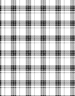 Blackout roller blind for window Gray tartan