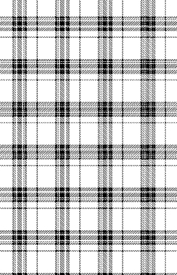 Blackout roller blind for window Gray tartan