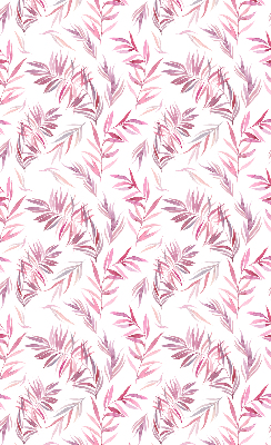 Blackout roller blind for window Pink leaves