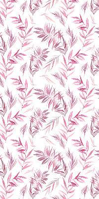 Blackout roller blind for window Pink leaves