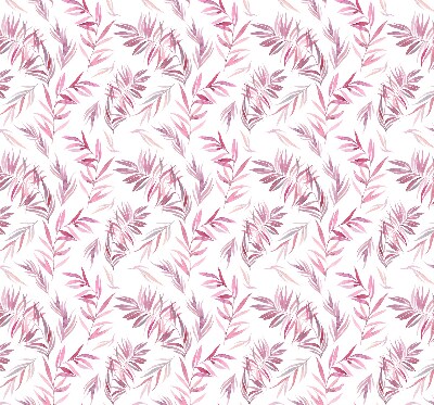 Blackout roller blind for window Pink leaves