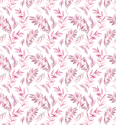 Blackout roller blind for window Pink leaves