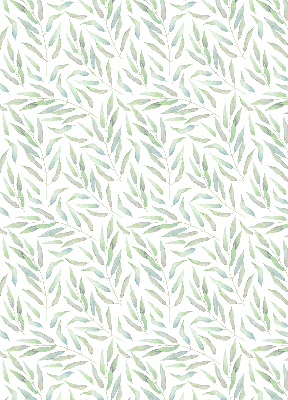Blackout roller blind Green leaves