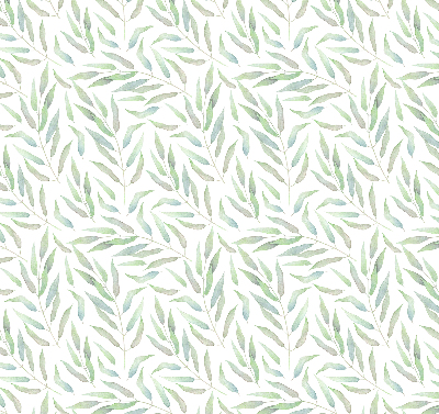 Blackout roller blind Green leaves