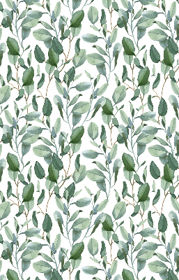 Blackout roller blind for window Leaves on the twigs