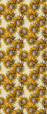 Fabric roller blind for window Sunflower