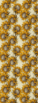 Fabric roller blind for window Sunflower