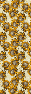 Fabric roller blind for window Sunflower