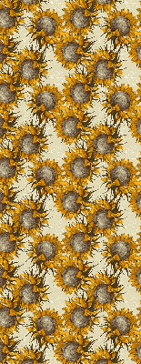 Fabric roller blind for window Sunflower