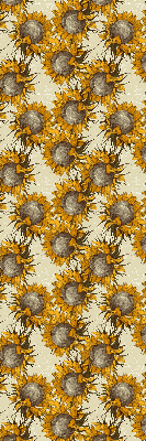 Fabric roller blind for window Sunflower