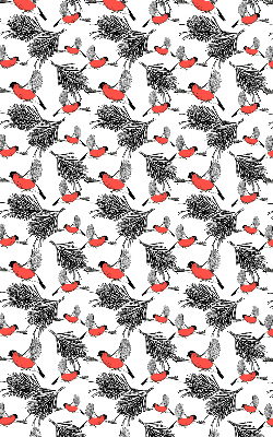 Blackout roller blind Bullfinch birds