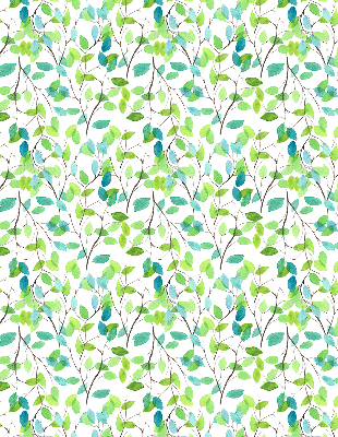 Fabric roller blind for window Twigs