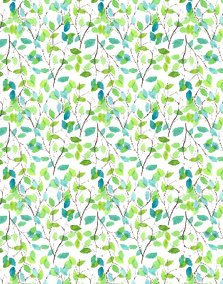Fabric roller blind for window Twigs