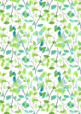 Fabric roller blind for window Twigs