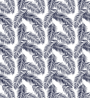 Blackout roller blind Fern leaves