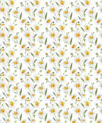 Blackout roller blind for window Daisies