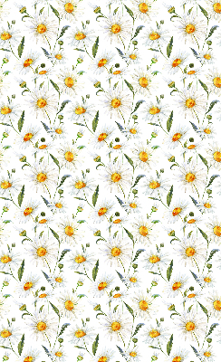 Blackout roller blind for window Daisies