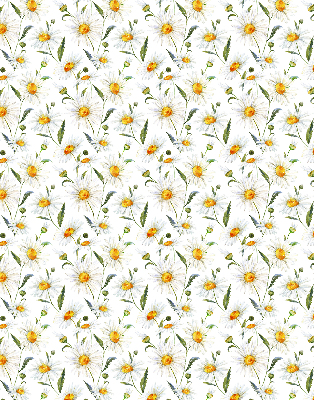 Blackout roller blind for window Daisies