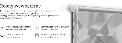 Blackout roller blind 3D paper wall