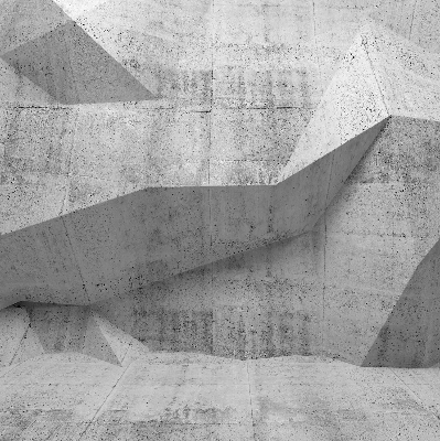 Fabric roller blind for window 3D stone wall