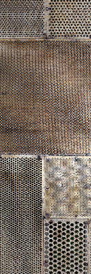 Blackout roller blind for window Metal wall
