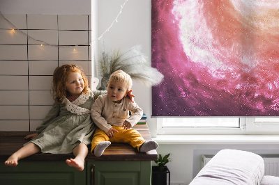 Fabric roller blind for window Galaxy