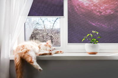 Fabric roller blind for window Galaxy