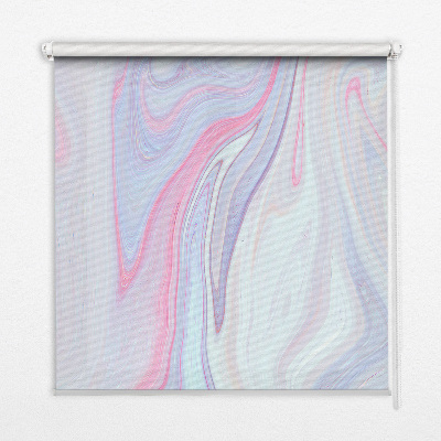 Blackout roller blind for window Colorful paint smears