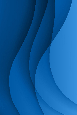 Fabric roller blind for window Blue waves