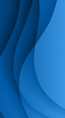 Fabric roller blind for window Blue waves