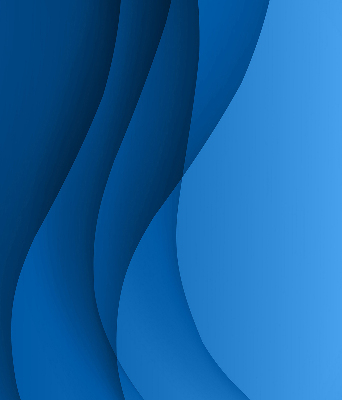 Fabric roller blind for window Blue waves
