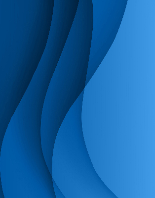 Fabric roller blind for window Blue waves