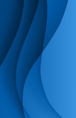 Fabric roller blind for window Blue waves