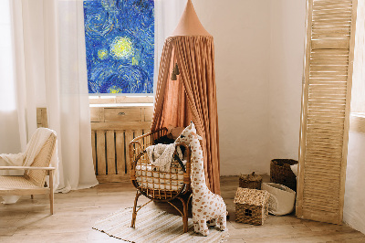 Blackout roller blind Painted blue picture