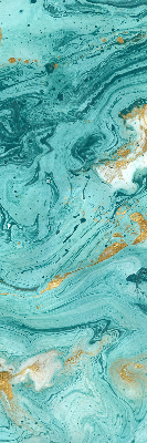 Blackout roller blind for window Turquoise granite