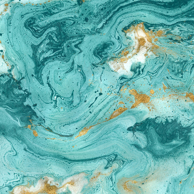 Blackout roller blind for window Turquoise granite