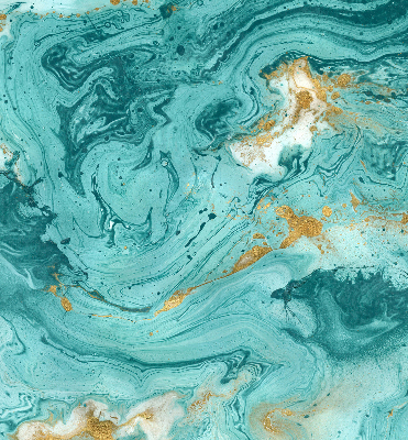 Blackout roller blind for window Turquoise granite