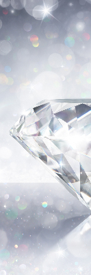 Fabric roller blind for window Diamonds