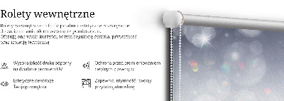 Fabric roller blind for window Diamonds