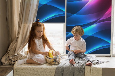 Blackout roller blind Colorful animation