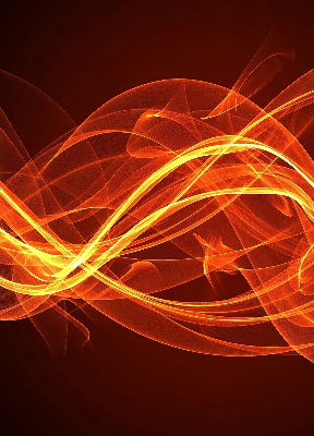 Blackout roller blind for window Orange abstraction