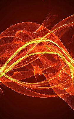 Blackout roller blind for window Orange abstraction