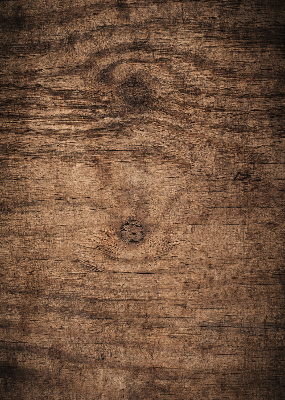 Fabric roller blind for window Dark wood