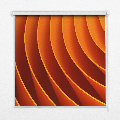 Blackout roller blind for window Orange abstraction