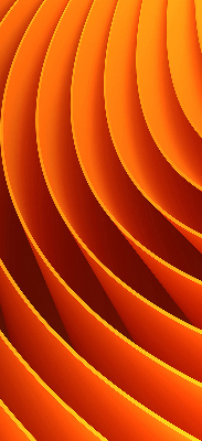 Blackout roller blind for window Orange abstraction