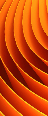 Blackout roller blind for window Orange abstraction