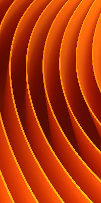 Blackout roller blind for window Orange abstraction